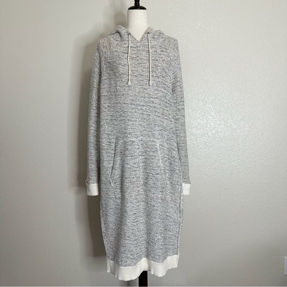 Free People Oversized Long Sleeves Hooded Maxi Sweater Dress, Size Small